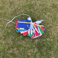 2026 Football Cup Flag 14x21cm Small World Flag Hanging Flag Bar Store Supermarket Cup banner for decoration