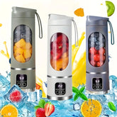 Make your mornings easier with this viral portable blender and juicer - rechargeable via USB, personal wireless blender with stainless steel blades, built to last. * Easy to use *Lightweight & portable * Perfect gi