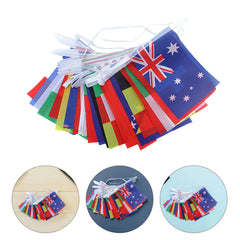 2026 Football Cup Flag 14x21cm Small World Flag Hanging Flag Bar Store Supermarket Cup banner for decoration