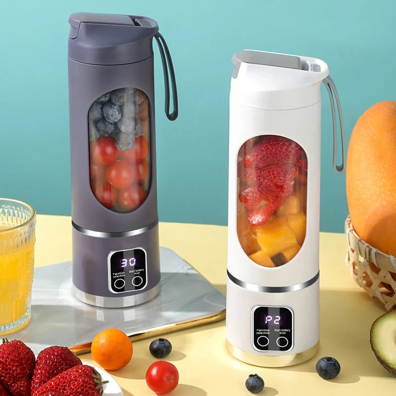 Make your mornings easier with this viral portable blender and juicer - rechargeable via USB, personal wireless blender with stainless steel blades, built to last. * Easy to use  *Lightweight & portable  * Perfect gi
