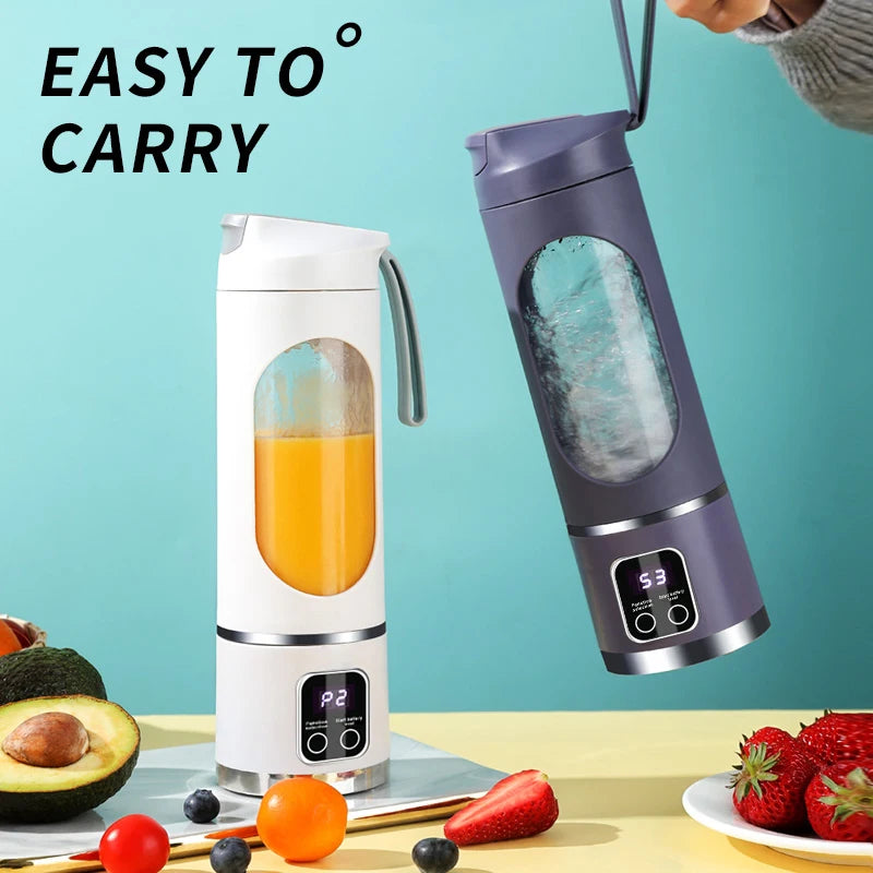 Make your mornings easier with this viral portable blender and juicer - rechargeable via USB, personal wireless blender with stainless steel blades, built to last. * Easy to use  *Lightweight & portable  * Perfect gi