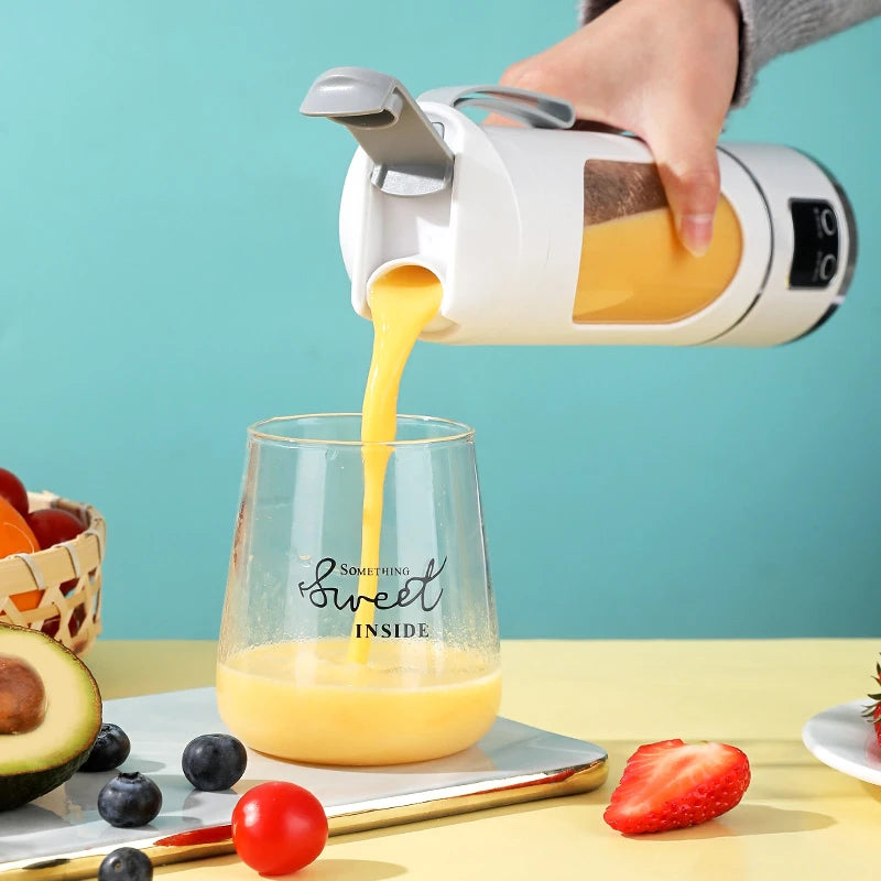 Make your mornings easier with this viral portable blender and juicer - rechargeable via USB, personal wireless blender with stainless steel blades, built to last. * Easy to use  *Lightweight & portable  * Perfect gi