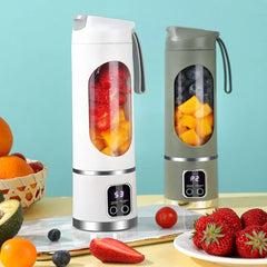 Make your mornings easier with this viral portable blender and juicer - rechargeable via USB, personal wireless blender with stainless steel blades, built to last. * Easy to use  *Lightweight & portable  * Perfect gi