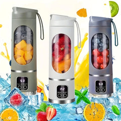 Make your mornings easier with this viral portable blender and juicer - rechargeable via USB, personal wireless blender with stainless steel blades, built to last. * Easy to use  *Lightweight & portable  * Perfect gi