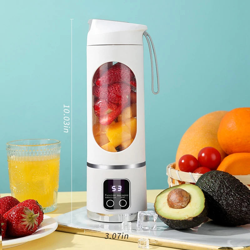 Make your mornings easier with this viral portable blender and juicer - rechargeable via USB, personal wireless blender with stainless steel blades, built to last. * Easy to use  *Lightweight & portable  * Perfect gi