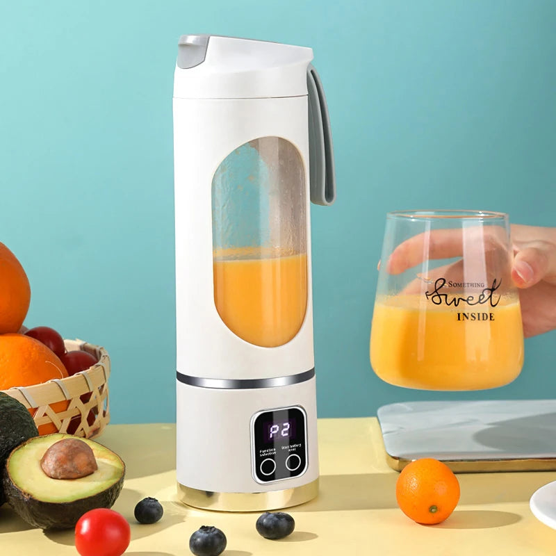 Make your mornings easier with this viral portable blender and juicer - rechargeable via USB, personal wireless blender with stainless steel blades, built to last. * Easy to use  *Lightweight & portable  * Perfect gi