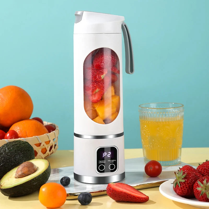 Make your mornings easier with this viral portable blender and juicer - rechargeable via USB, personal wireless blender with stainless steel blades, built to last. * Easy to use  *Lightweight & portable  * Perfect gi