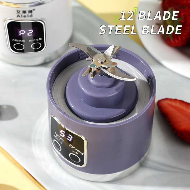 Make your mornings easier with this viral portable blender and juicer - rechargeable via USB, personal wireless blender with stainless steel blades, built to last. * Easy to use  *Lightweight & portable  * Perfect gi